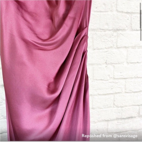 Amanda Uprichard Samba Gown in Aubergine - Picture 4 of 5